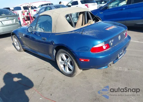 2001 BMW Z3 2.5I из США, поврежденный, VIN WBACN33411LM02718